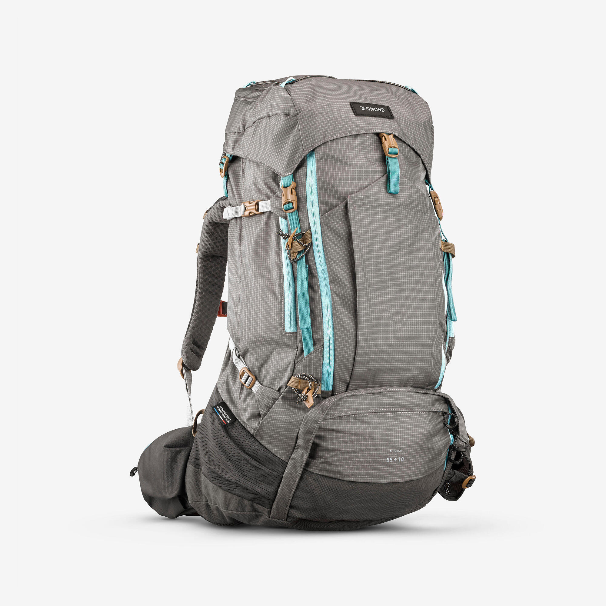 Simond Women's MT500 AIR 55+10L Backpacking Pack